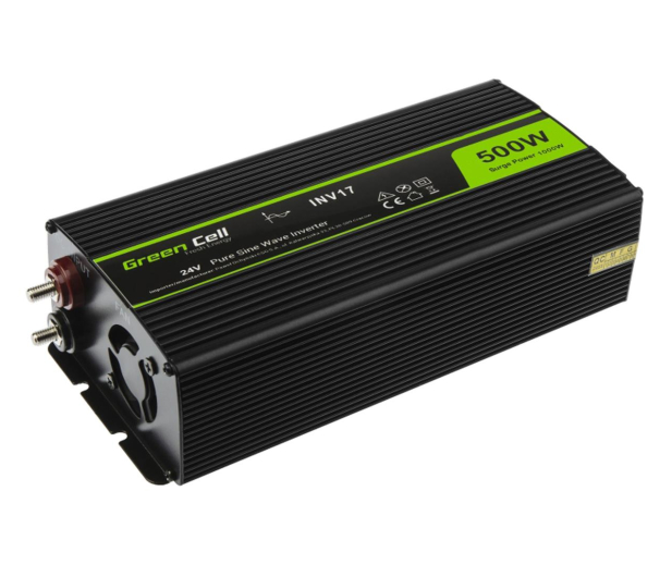 Green Cell Przetwornica napięcia 24V na 230V 500W/1000W - 548231 - zdjęcie